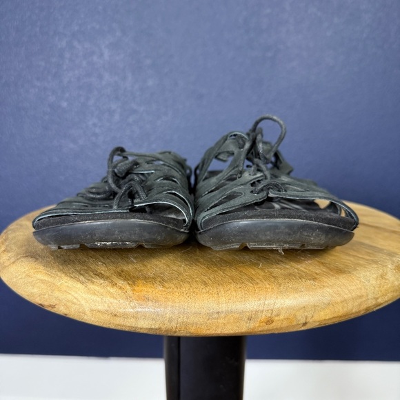 ABEO B.I.O.system "Brigita" Neutral Lace-up Sandals, Size 10 - Picture 6 of 10